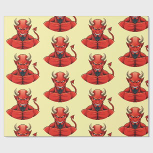 Papel De Presente Diabo
