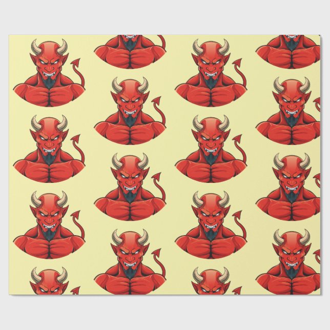 Papel De Presente Diabo (Aberto)