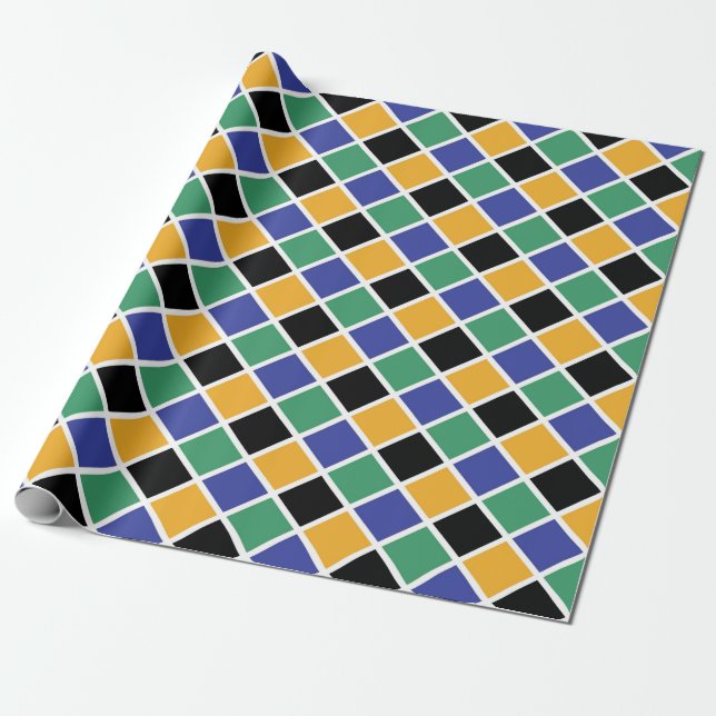 Papel De Presente Diamante #88 (Desenrolado)