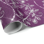 Papel De Presente Diamantes espinhosos Cinza de prata<br><div class="desc">Papel de embalagem contemporâneo elegante. Para qualquer evento como aniversários,  aniversário,  nova casa,  aposentadorias de graduação,  natal,  namorados,  corporação,  casamentos de pacotes etc</div>