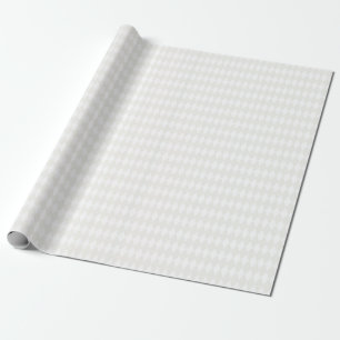 Papel De Presente Diamantes Harlequin Branco e Marfim