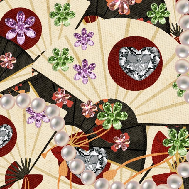 Papel De Presente Diamond and Pearls wrapping paper  (Criador carregado)