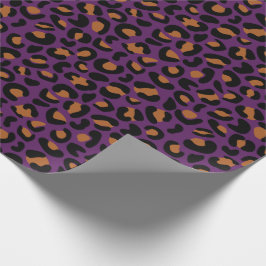 Papel De Presente Dias de as mães de impressão de animais leopardo s