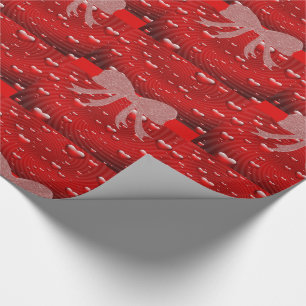 Papel De Presente Dias de os namorados de papel