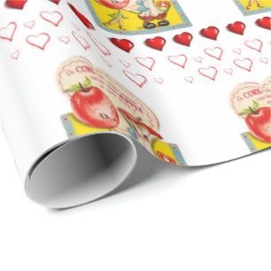 Papel De Presente Dias de os namorados de papel