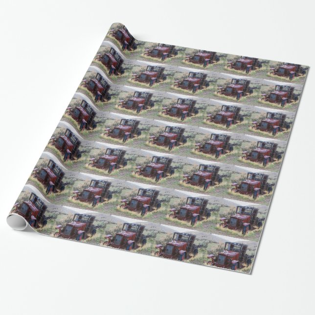 Papel De Presente Dias de Queda Passados (Desenrolado)