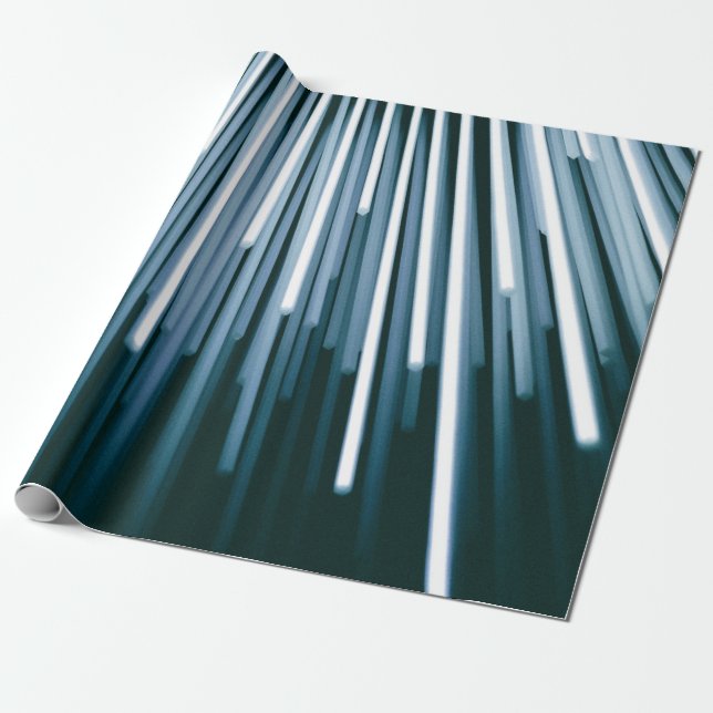 Papel De Presente Digital branco e preto (Desenrolado)