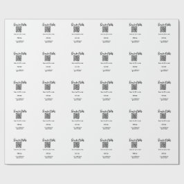 Papel De Presente Digitalize para encomendar digitalizar código QR a