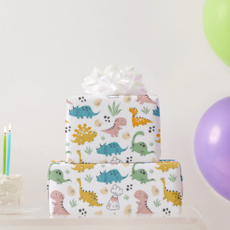 Papel De Presente Dinossauro