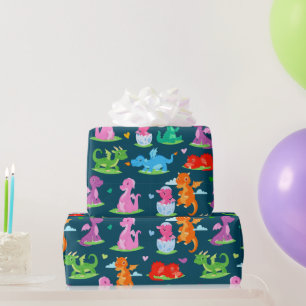 Papel De Presente Dinossauro