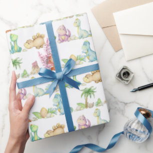 Papel De Presente Dinossauro