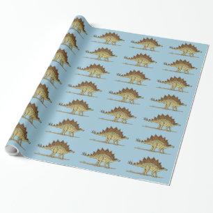Papel De Presente Dinossauro Jurássico Stegossauro