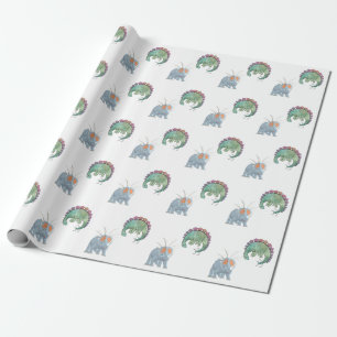 Papel De Presente Dinossauros