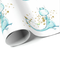*~* Dinossauros Dourados do Teal Azul e Bonitos