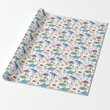Dinossauros Wraps Paper de Popobell