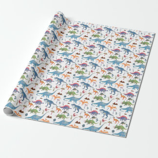 Papel De Presente Dinossauros Wraps Paper de Popobell