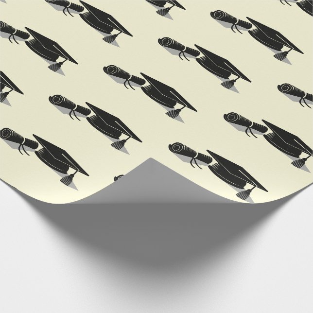 Papel De Presente Diploma de Colação de Grau Gorro de Graduação (Ponta)