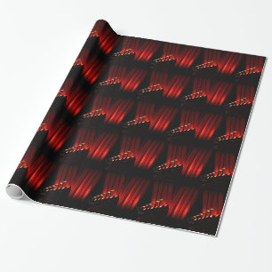 Papel De Presente Diretor vermelho da ripa da cortina do filme