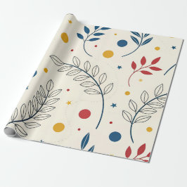 Papel De Presente Diseño floral
