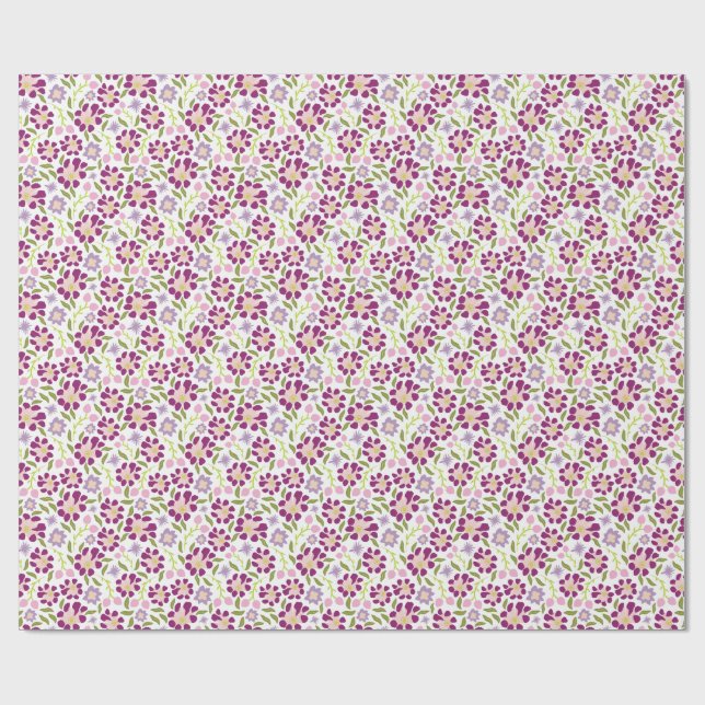Papel De Presente Ditsy floral (Aberto)
