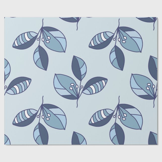 Papel De Presente Ditsy Snowflake pattern backgrounds textures (Aberto)