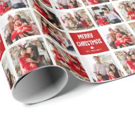 Papel De Presente Diversão Personalizada 8 x Grade de Fotografias Fe