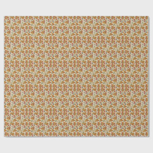 Papel De Presente Diversão Pizza Festa Pepperoni Pizza Amante Padrão