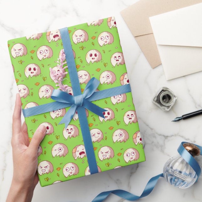 Papel De Presente Divertido O Golfista Que Acalma as Bolas de Golfe  (Presentear)