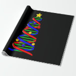 Papel De Presente DNA Helix Christmas Tree Life Science Biology<br><div class="desc">DNA Helix Christmas Tree Life Science Biology</div>