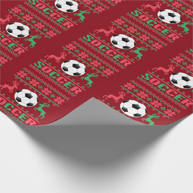 Papel De Presente Doador de Férias Feias de Futebol (Ponta)