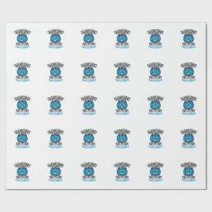 Papel De Presente Doce de Halloween de Estranhos Desenho de Abóbora 
