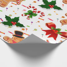 Doce de Natal de Gengibre Fita