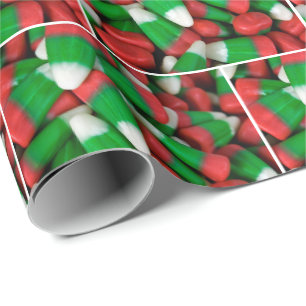 Papel De Presente doce de Natal em forma de milho