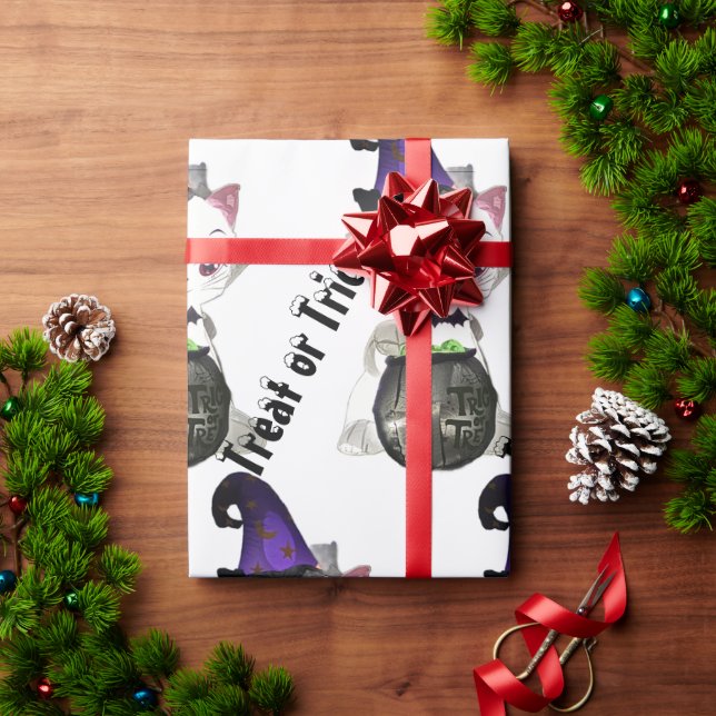 Papel De Presente Doce ou Travessura,  (Presente de Natal)