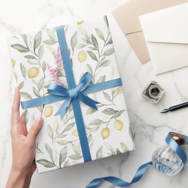 Papel De Presente Doce Sobre Você Limões Casamento (Presentear)