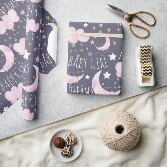 Papel De Presente Doce Sonha Menina (Artesanato)