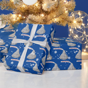 Papel De Presente Doces De Natal E Flocos De Neve