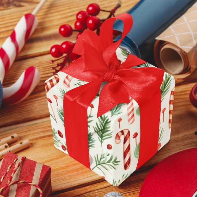 Papel De Presente Doces e Doces Doces no Natal (Criador carregado)