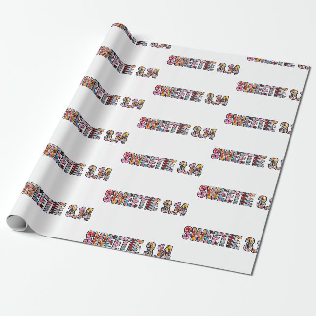 Papel De Presente Docinho Pi: Sonho de Candy Lover! (Desenrolado)