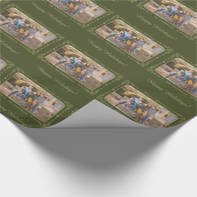 Papel De Presente Documento de empacotamento de Foto Personalizada d (Ponta)