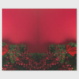 Papel De Presente Documento de Natal sobre Férias Felizes