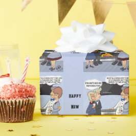 Papel De Presente Documento de trabalho de resolução de ano novo