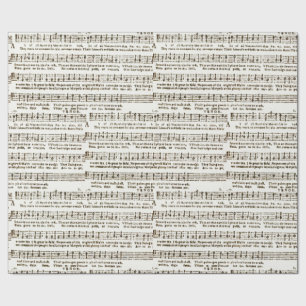 Papel De Presente Documento sobre os tecidos da música feminina moná