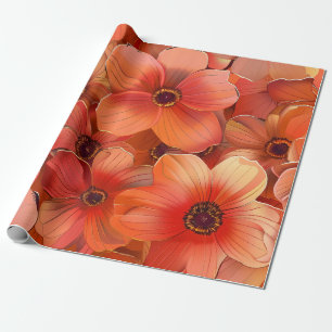 Papel De Presente Dogwood Rosa