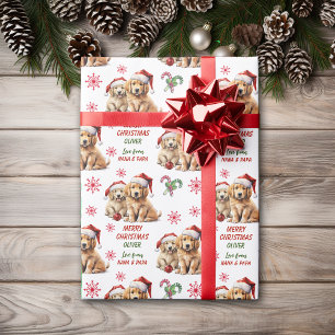 Papel De Presente Dois Ouros de Retirador de Cuppias Natal