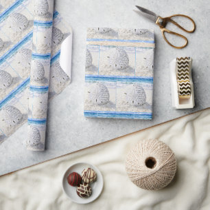 Papel De Presente Dólar de Areia com Citação Inspiradora