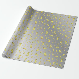 Papel De Presente dólar,Folha de ouro, folha, folhas, padrão, modern