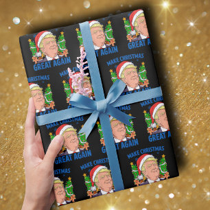 Papel De Presente Donald Trump