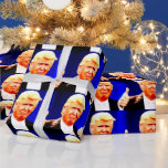 Papel De Presente DONALD TRUMP CHRISTMAS Wrappaper<br><div class="desc">PAPEL DE EMBALAGEM DE TRUMP DE NATAL</div>