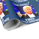 Papel De Presente DONALD TRUMP MAGA PEQUENO PAPEL DE VARRASTO DE Nat<br><div class="desc">TRUMP - TENHA UM PAPEL DE ENVOLVIMENTO DE NATAL MAGA</div>